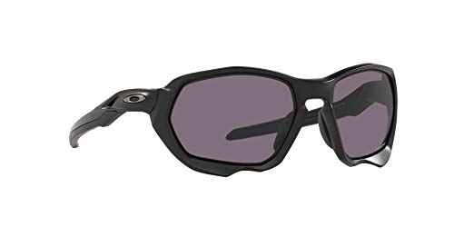 OO9019 Oakley Plazma Sunglasses, Matte Black/Prizm Grey, 59mm