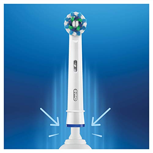 Oral-B CrossAction Cabezales De Recambio Tamaño Buzón, Pack de 10 Recambios Originales para Cepillos de Dientes Eléctricos