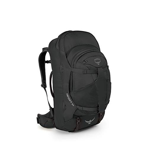 Osprey Farpoint 55 Mochila de Viaje, Hombre, Gris (Volcanic Grey), M/L