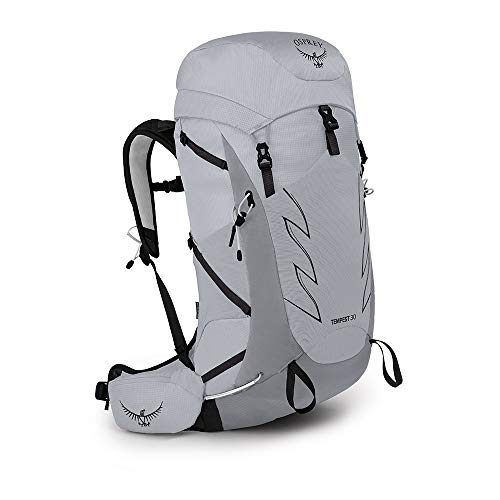 Osprey Tempest 30 Mochila de senderismo para Mujer, Gris (Aluminum Grey), Talla WM/L