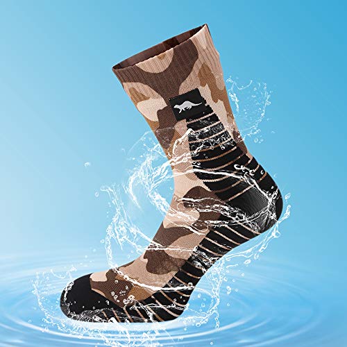 OTTER Calcetines impermeables y transpirables para hombres y mujeres, medias de prevención de apestos, resistentes al viento, todas las actividades al aire libre en todos los climas medio（38-42）