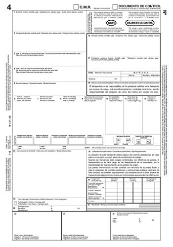 Pack 3 Talonarios CMR Transporte Internacional | Acordes a la legislación vigente