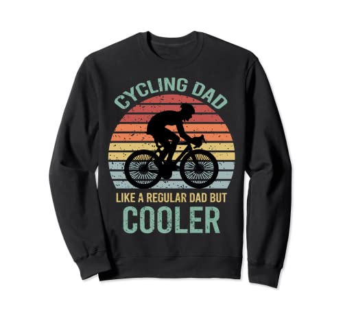 Papá ciclista como un papá normal pero más genial Regalo del Sudadera