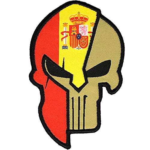 Paquete de 3 parches bordados de bandera de España, banderas españolas,  emblema militar, parche para ropa, sombrero, mochilas, decoraciones