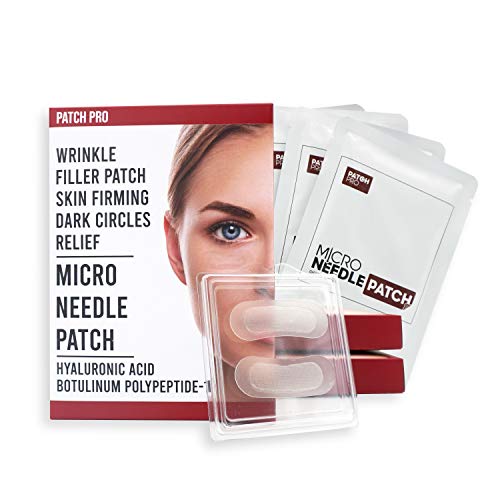 PATCH PRO Micro Needle Patch de ojos de microagujas de ácido hialurónico para las arrugas y círculos oscuro debajo de ojos 8 parches.