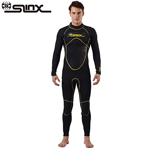 PAWHITS Mono largo para hombre de manga larga 3 mm de neopreno Surf Snorkeling Natación Plongé Mer Agua