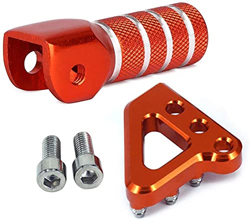 Pedal Freno Moto Pedal Freno Trasero Freno Trasero por K.T.M 125-530 SX EXC XCF XC XCW SXF SMR-Naranja