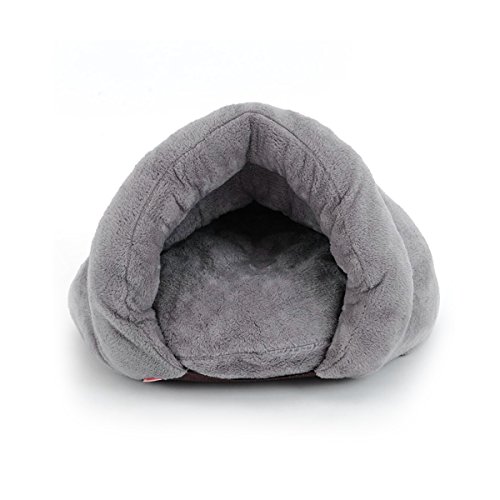 PETCUTE Camas para Perros Gatos Saco de Dormir para Perros cálido Cuevas casa para Gatos Nido de Gato caseta de Perros