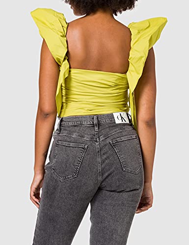 Pinko Debra 2 Chaleco de Moda, T56_citronela, 40 para Mujer