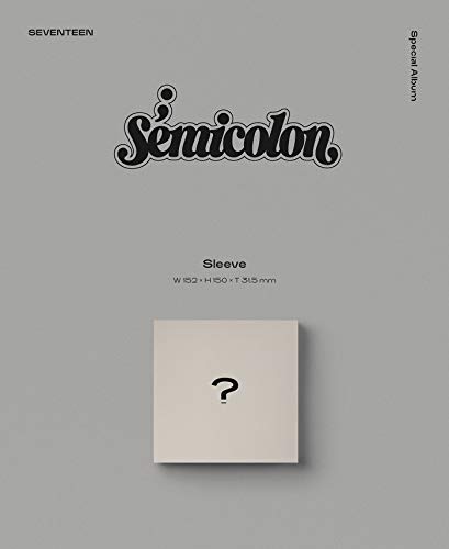 Pledis Entertainment SEVENTEEN - Álbum de semicolon+póster plegado+juego de tarjetas de fotos extra