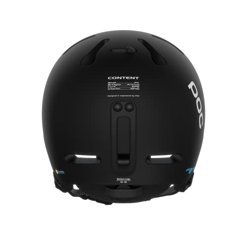 POC Fornix Spin Casco, Unisex-Adult, Uranium Black, XS-S (51-54cm)