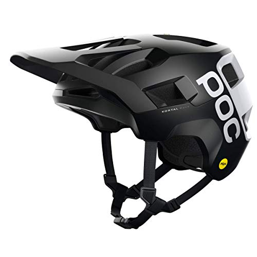 POC Kortal Race MIPS Casco, Unisex, Uranium Black Matte Hydrogen White, XS-S (51-54cm)