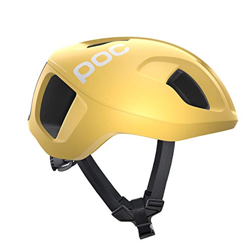 POC Ventral SPIN - Casco Ciclismo, M (54-59cm), Amarillo (Sulfur Yellow Matt)