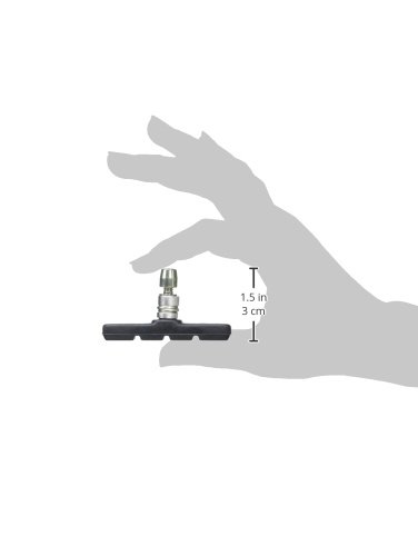 Point 29218201 - Pastilla para Freno V-Brake (2 Pares, Aluminio,70 mm), Color Negro