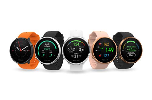 Polar Ignite - Reloj smartwatch de fitness con GPS integrado, registro de la frecuencia cardíaca en la muñeca, guías de entrenamiento, análisis del sueño, notificaciones y métricas de natación