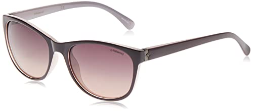 Polaroid P8339 JR C6T Gafas de Sol, Morado (Purple/Burgundy Shaded Polarized), 55 para Mujer