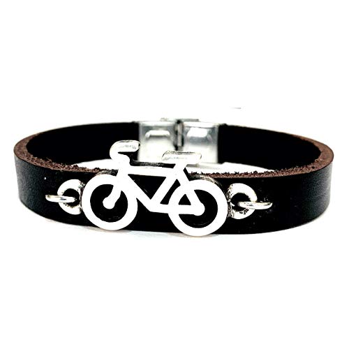 Pulsera de Cuero para Ciclistas