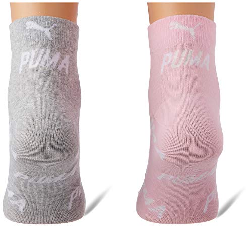 PUMA Bwt Quarter Socks (2 Pack) Calcetines, Rose Water, 35/38 Unisex Adulto