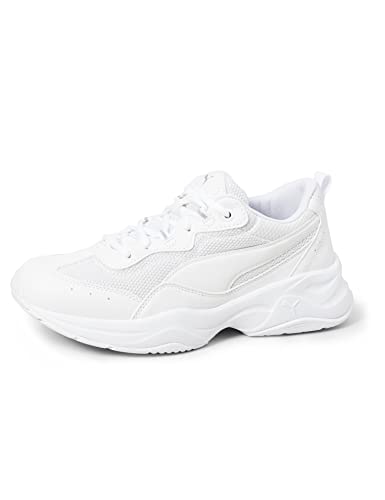 PUMA Cilia, Zapatillas, para Mujer, Blanco (Puma White-Gray Violet-Puma Silver), 39 EU