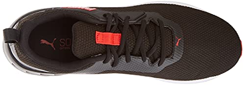 PUMA Erupter, Zapatillas para correr, para Hombre, Negro (Puma Black-Urban Red), 42 EU