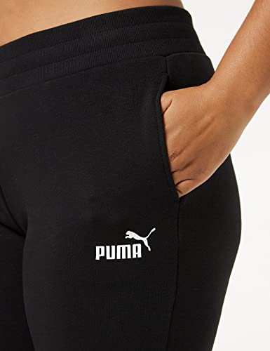 PUMA ESS Sweat Pants TR cl Pants, Mujer, Cotton Black-Cat, S