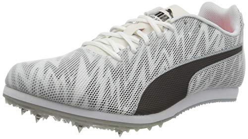 PUMA Evospeed Star 7 Junior, Zapatillas de Atletismo Unisex Adulto, Blanco White Black Silver, 37 EU