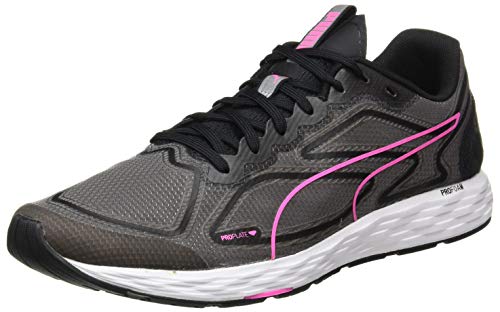 PUMA Speed 300 Racer 2 Wn's, Zapatillas para Correr de Carretera Mujer, Negro Black/Luminous Pink, 42 EU