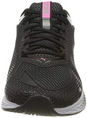 PUMA Speed Sutamina 2 Wn's, Zapatillas para Correr de Carretera Mujer, Negro Black White/Luminous Pink, 36 EU