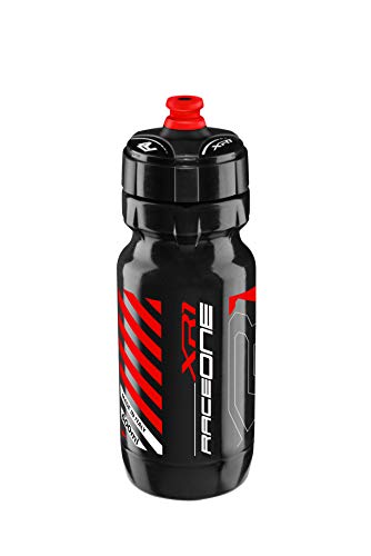 Raceone.it - Kit Race Trio X3 Matt (4 PCS): 2 Porta Bidon X3 + Bidon de Ciclismo XR1 + Toolbox PR1 Bici Carrera de Ruta/Bicicleta de Montaña MTB/Gravel Bike. Color: Negro/Rojo 100% Made IN Italy