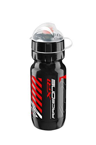 Raceone.it - Kit Race Trio X3 Matt (4 PCS): 2 Porta Bidon X3 + Bidon de Ciclismo XR1 + Toolbox PR1 Bici Carrera de Ruta/Bicicleta de Montaña MTB/Gravel Bike. Color: Negro/Rojo 100% Made IN Italy