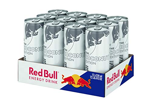 Red Bull Bebida Energética, Coco y Arándanos - 12 latas de 250 ml - Total: 3000 ml