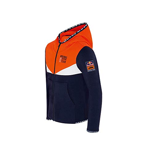 Red Bull KTM Fletch Zip Sudadera con Capucha, Niños Tamano 116 - Original Merchandise