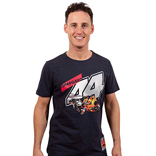 Red Bull KTM Pol Espargaro 44 T-Camisa, Azul Hombres XX-Large Camisa Manga Larga, KTM Racing Team Original Ropa & Accesorios