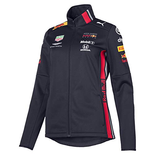 Red Bull Racing Official Teamline Chaqueta Softshell, Azul Mujer X-Large Chaqueta Impermeable, Racing Aston Martin Formula 1 Team Original Ropa & Accesorios