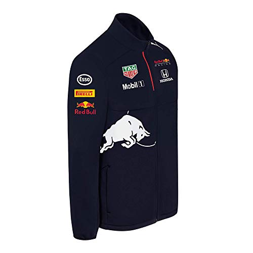 Red Bull Racing Official Teamline Zip Sudadera con Capucha, Niños 4 años- Original Merchandise