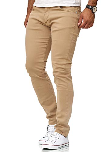Redbridge Vaqueros Hombres Pantalones Denim Colored Slim Fit Beige W29 L32