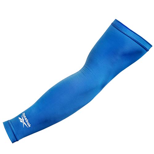 Reebok Mangas de brazo de compresión, Adultos Unisex, Azul, M-25-30 cm