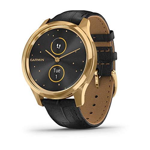 Reloj Inteligente Unisex GARMIN VIVOMOVE Luxe con Agujas 010-02241-02