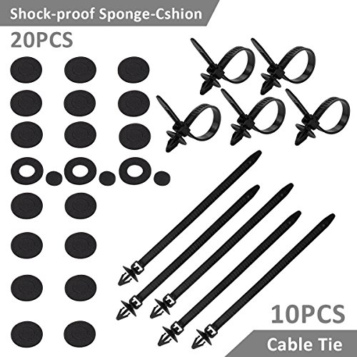 Remaches Plastico, Preciva Clips Coche para Guardabarros Coche, Plastico Panel, etc ( 415 Pcs )