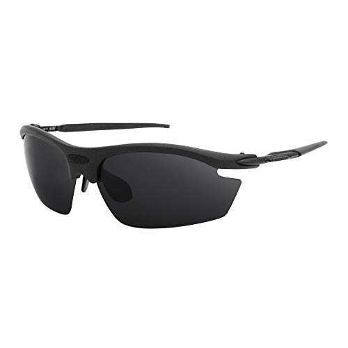 Revant Lentes de Repuesto Compatibles con Gafas de Sol Rudy Project Rydon, Polarizados, Negro Cromado MirrorShield