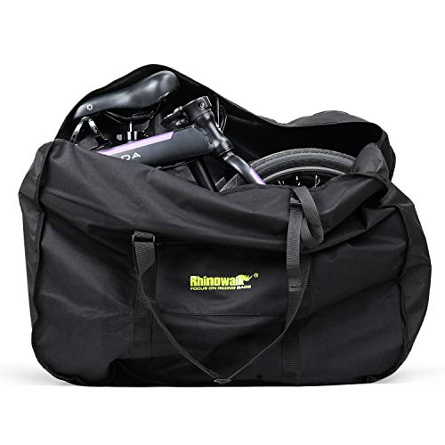 Rhinowalk Bolsa de transporte para bicicleta de 14 a 20 pulgadas, impermeable, plegable, bolsa de transporte para bicicleta plegable