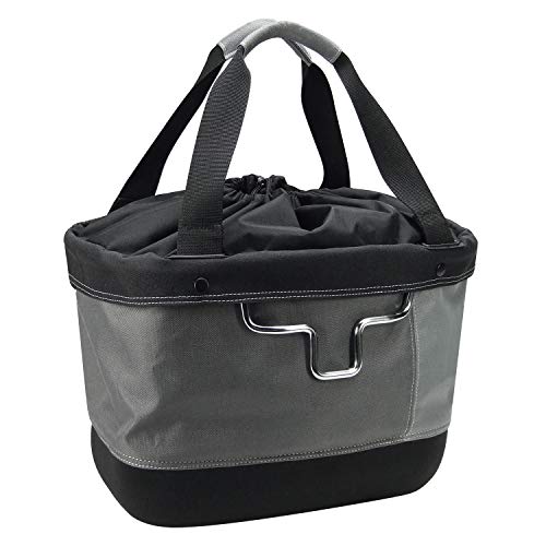 Rixen und Kaul Shopper Lenkertasche Klickfix Alingo Cesta para Manillar, Mujer, Negro, DE: 38 x 26 x 24 cm