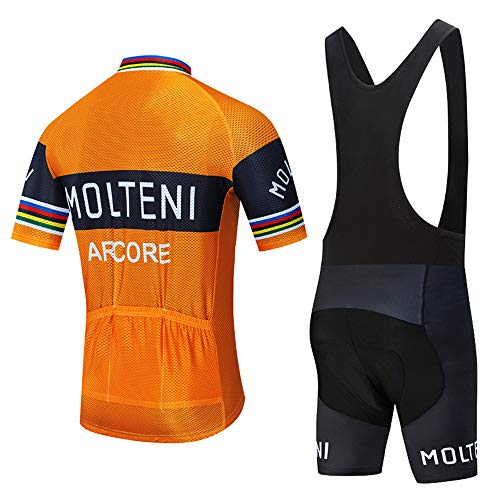 Ropa Ciclismo Verano Hombre Equipacion Traje Ciclismo Hombre Maillot Ciclismo + Pantalon Bicicleta para Ropa Ciclista MTB