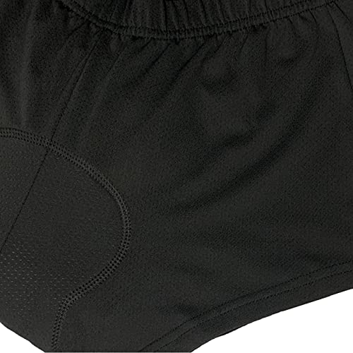 Ropa Interior de Ciclismo Hombre con 3D Gel Acolchado MTB Boxer Ciclismo Pantalones Cortos