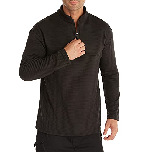 Ropa interior térmica de entrenamiento para hombre, deportes al aire libre, camiseta de base de ciclismo casual, Negro, XXL