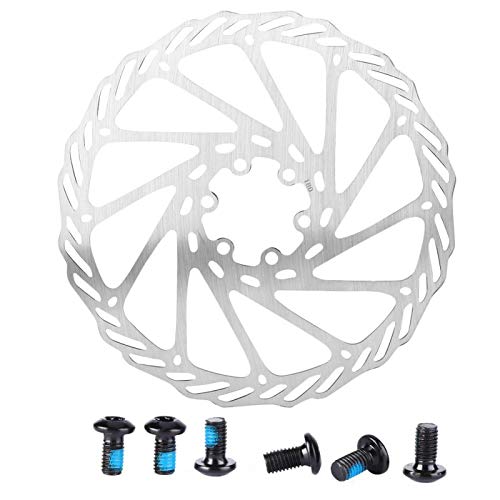 Rotor de Freno de Disco de Bicicleta Disco de Freno de Acero Inoxidable con 6 Pernos Aptos para Bicicleta de Carretera Bicicleta de montaña BMX MTB (140 mm 160 mm 180 mm 203 mm)(180mm)