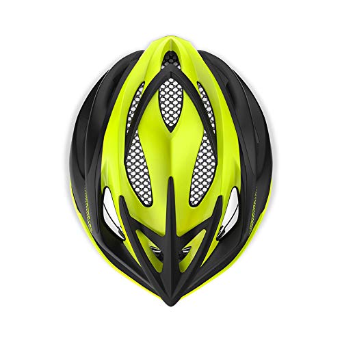 Rudy Project Racemaster - Casco de Bicicleta - Amarillo/Negro Contorno de la Cabeza S-M | 54-58cm 2019