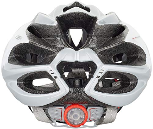 Rudy Project Rush - Casco de Bicicleta - Gris/Blanco Contorno de la Cabeza M | 54-58cm 2019