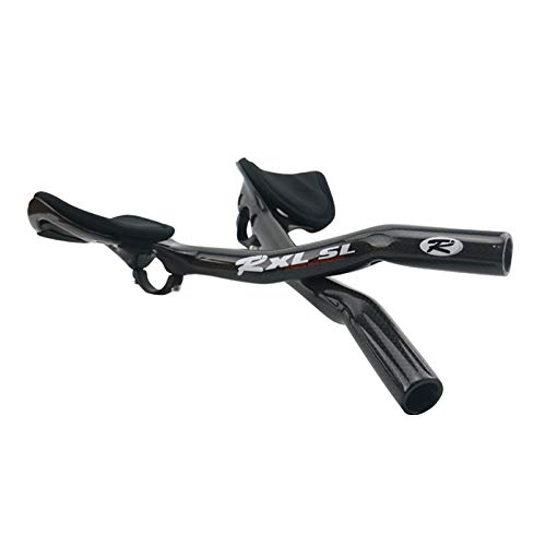 RXL SL Manillar Triatlon Carbono 31.8mm Manillar Aero Carbono 340mm apoyabrazos TT Manillar 3K Brillante Negro