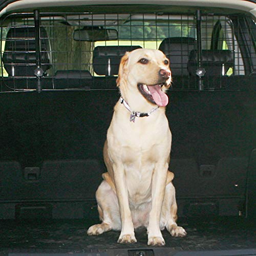 Sakura SS5259 - Barrera Protectora de Coche para Perros, para Reposacabezas, Colocación Sencilla en la Mayoría de Vehículos, Altura y Anchura Ajustable, sin Necesidad de Herramientas